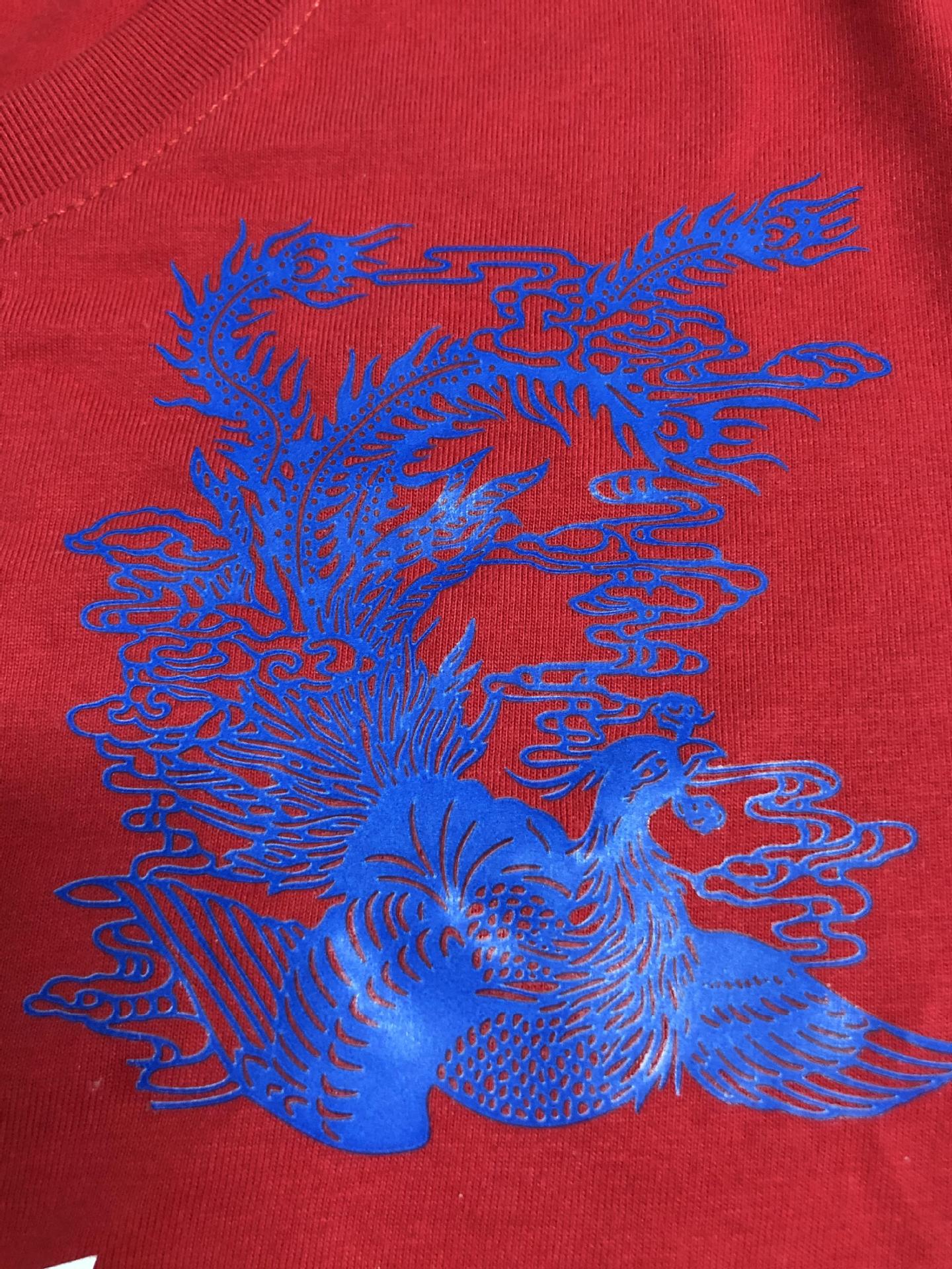 热撕热撕加工定制当天出货数码柯式烫画白墨直喷烫画无边烫画