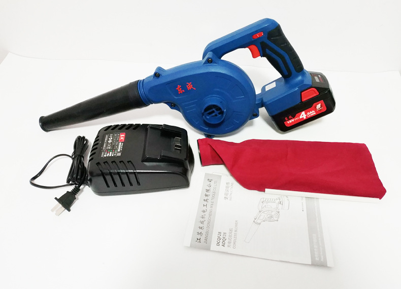 东成充电式吹风机18v锂电吹吸尘器dcqf28b鼓风机东城无线便携除尘