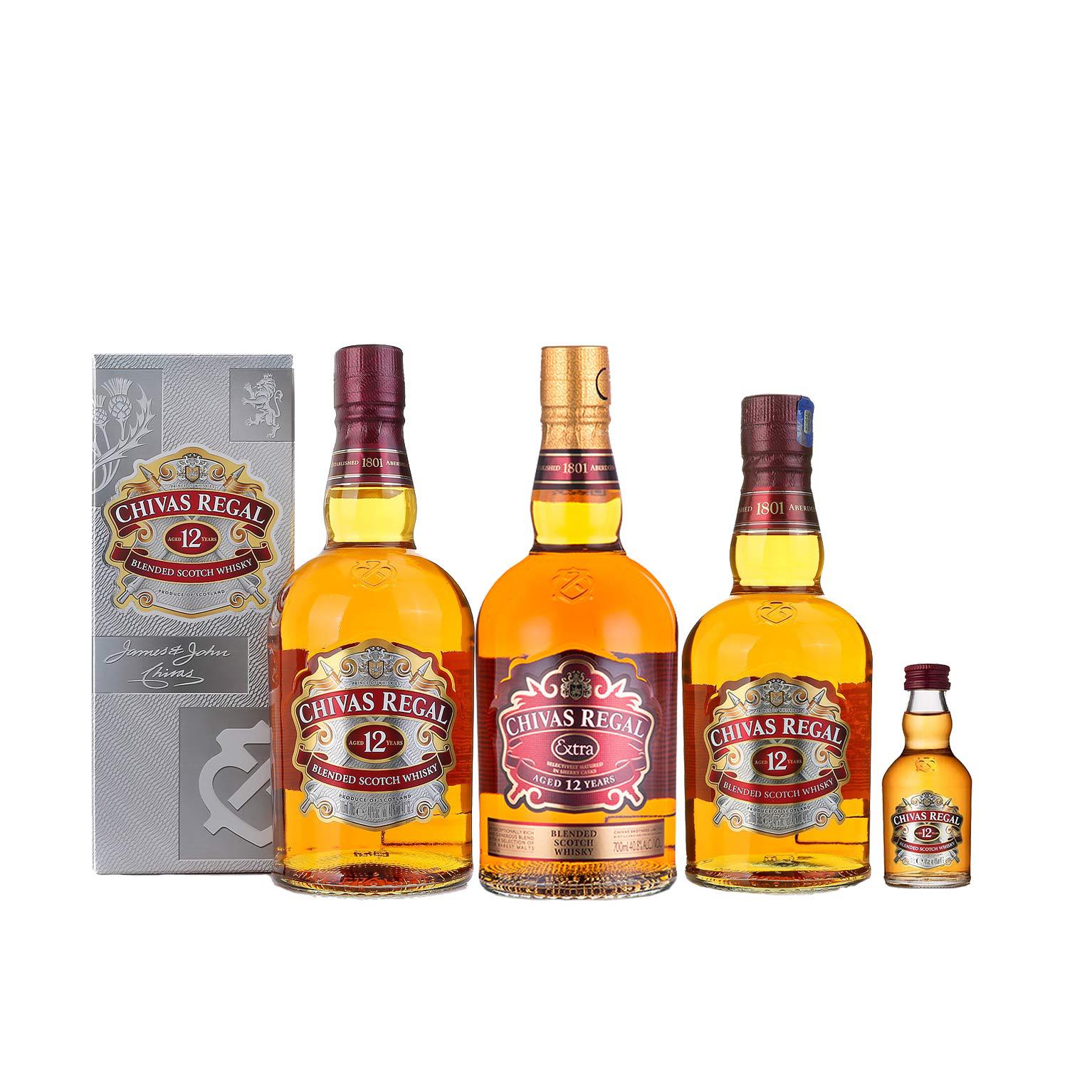 正品行货 芝华士12年新镜苏格兰威士忌英国进口50ml500ml700ml
