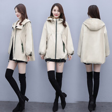 2020秋装新品BX1523韩版时尚风衣修身气质款短款风衣一件代发批发
