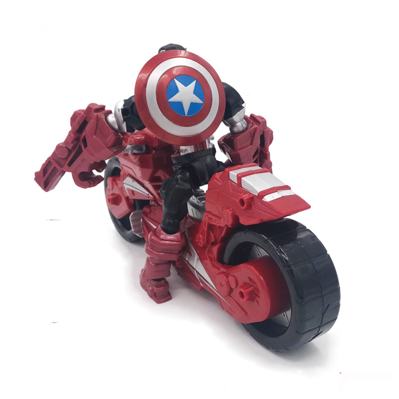 复仇者联盟英雄战车版摩托车iron man钢铁侠摩托模型车汽车摆件