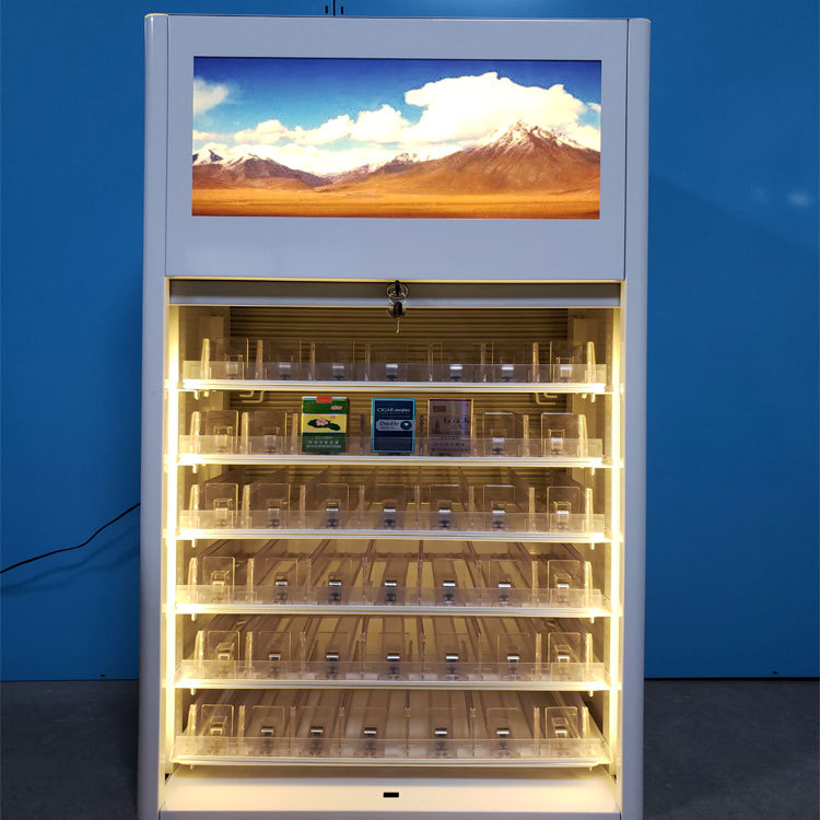新款出口卷帘门香烟柜 电子烟柜 香烟展示柜 香烟展示柜定制厂家