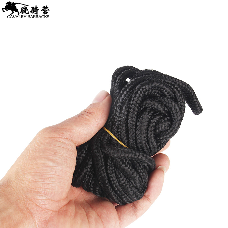 保安约束绳抓捕捆绑约束带 固定束缚绳 5m黑色安防用品