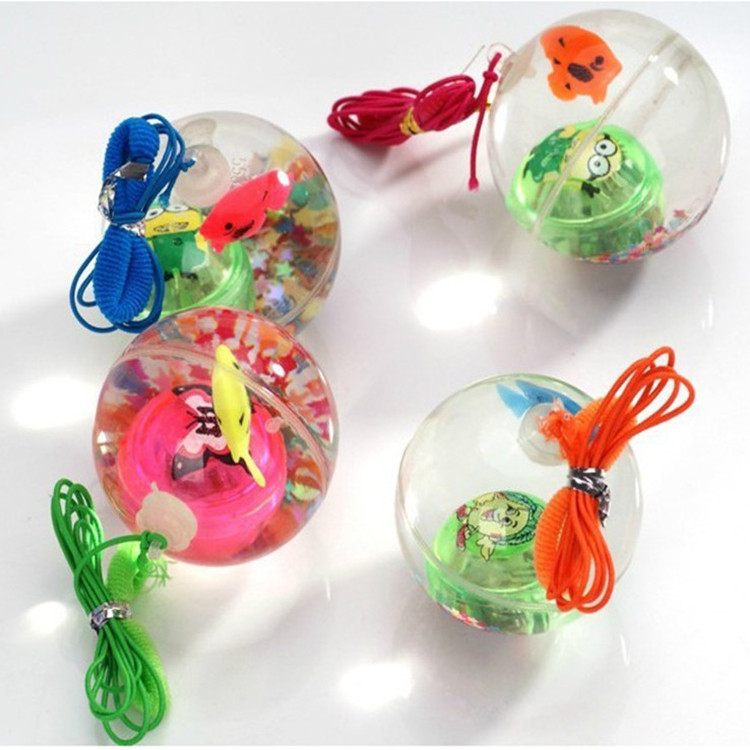 Luminous Crystal Elastic Ball Colorful Jumping Ball Flash Children's Luminous Toys Promotional Gifts Factory Wholesale