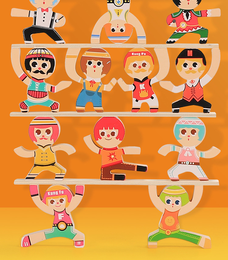 原厂直销儿童大力士叠叠乐平衡叠叠高游戏叠罗汉亲子积木解压玩具