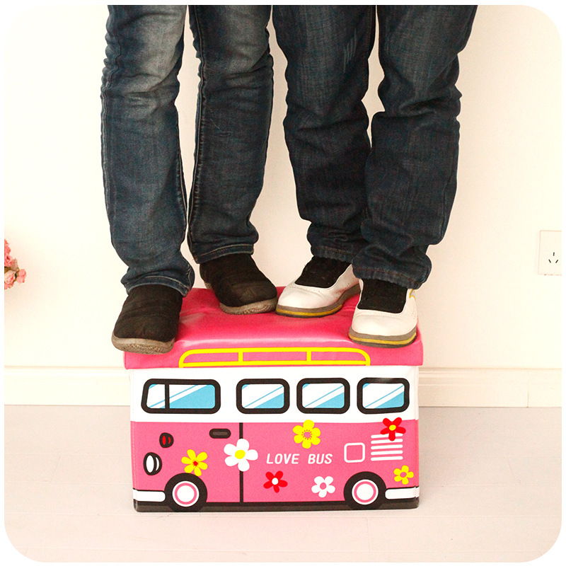 卡通儿童宝宝装玩具收纳箱放衣服可爱大号特大的箱子整理盒储物筐