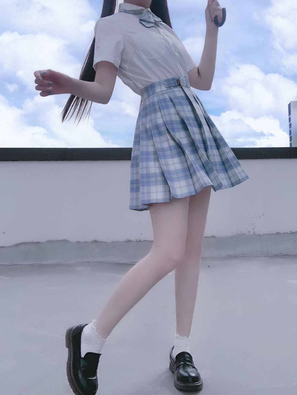 【白溟2号】中牌制服馆jk制服格裙正统百褶裙短裙子半身裙 高品质