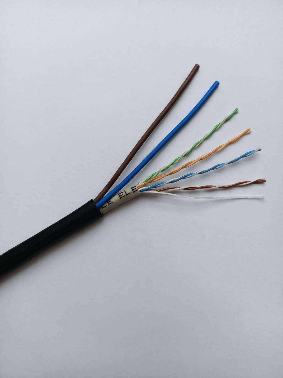 45 rvv2*0.5一体无氧铜室外网线