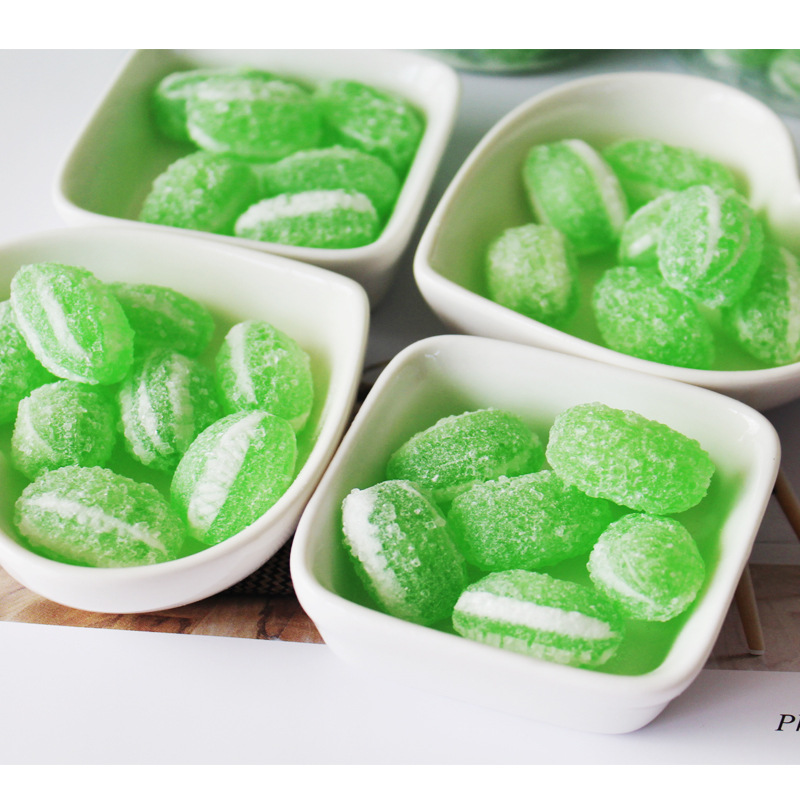 薄荷糖罐装300克 回忆传统地摊零食清凉糖果批发微商零食烘焙店糖