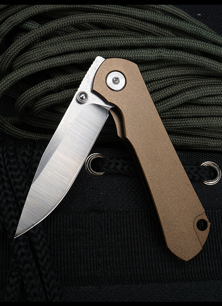 d2折叠刀野外刀无锁小刀钥匙铝合金一件代发-阿里巴巴