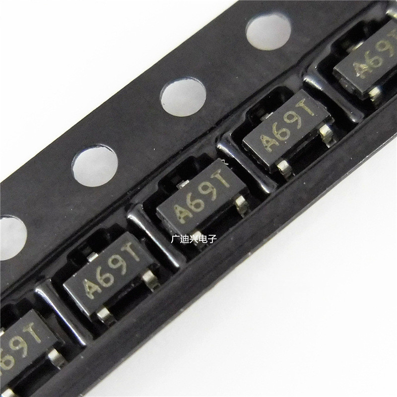 ao3406a sot23-3 丝印:a69t n沟道场效应管 mos管 ao3406