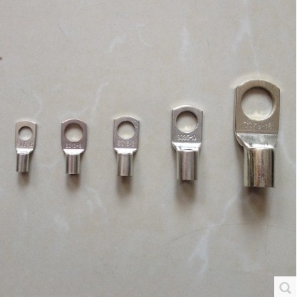 sc168窥口接线鼻铜接线端子镀锡铜线鼻子线耳端头200只包