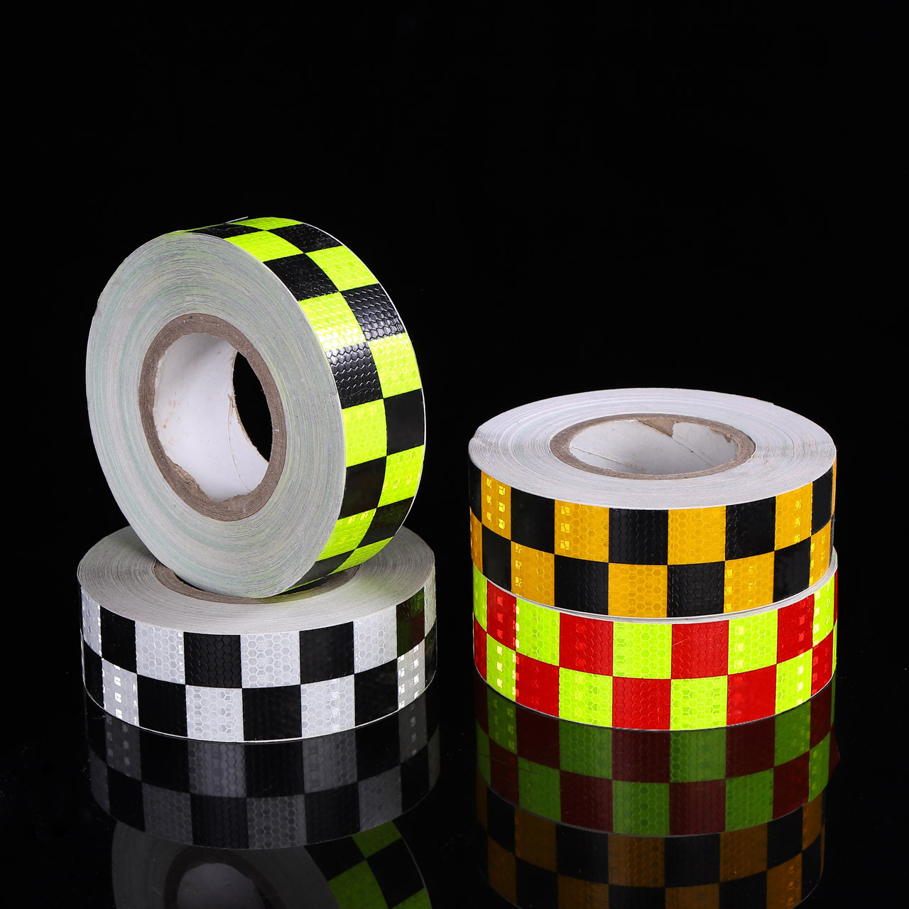 车身反光贴反光交通车身荧光警示反光膜货车卡车反光条贴纸定制