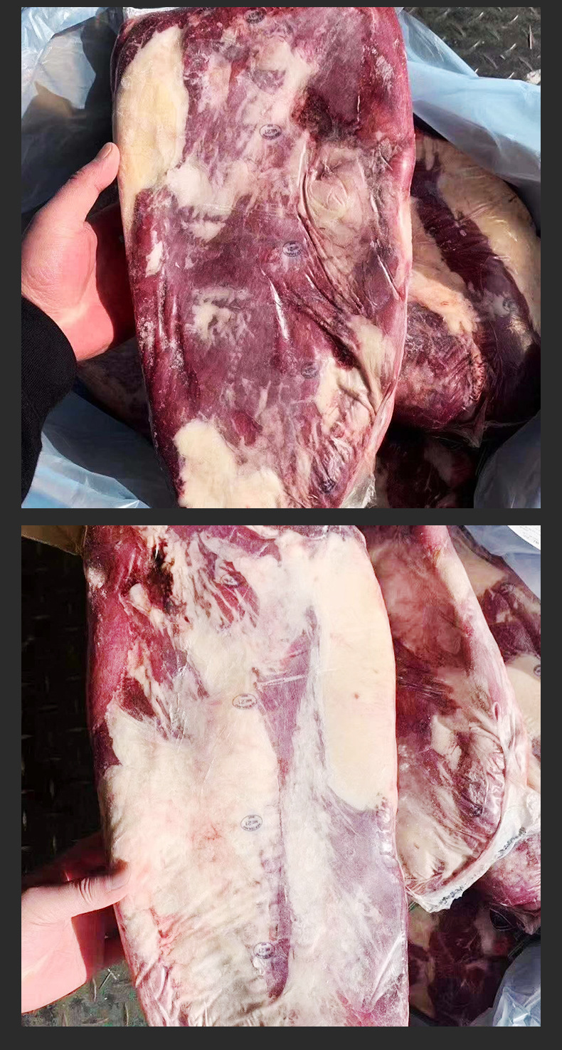 新西兰进口18厂/21厂前胸冷冻牛前胸肉雪花肥牛卷烧烤火锅食材