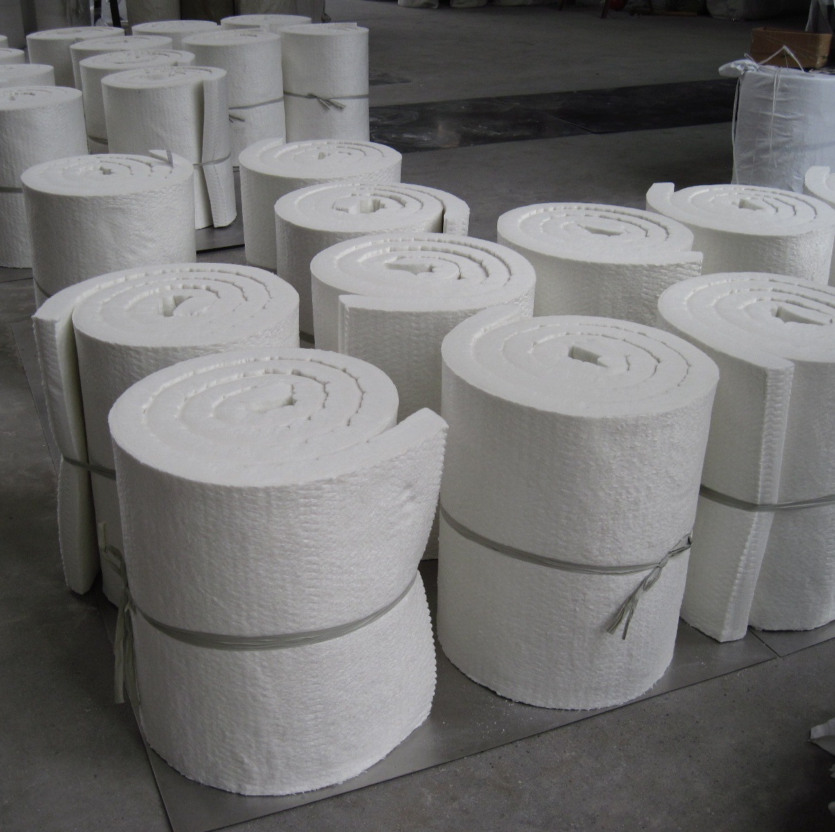 窑炉用硅酸铝陶瓷纤维针刺毯标准型不燃喷丝硅酸铝卷毡1050mm