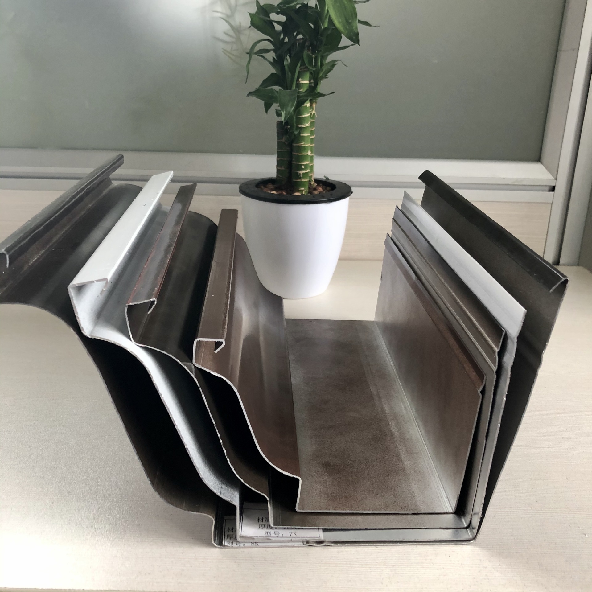 阳光房集水槽丨阳光房屋檐排水沟水槽厂家 5.5英寸阳光房用