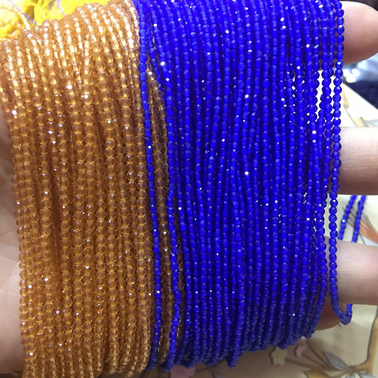 2mm水晶天然草莓晶散珠diy饰品配件批发汉服配件配饰挂件挂饰