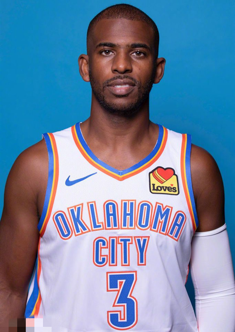 雷霆队3号克里斯·保罗chris paul 签名运动手环硅胶夜光腕带球迷