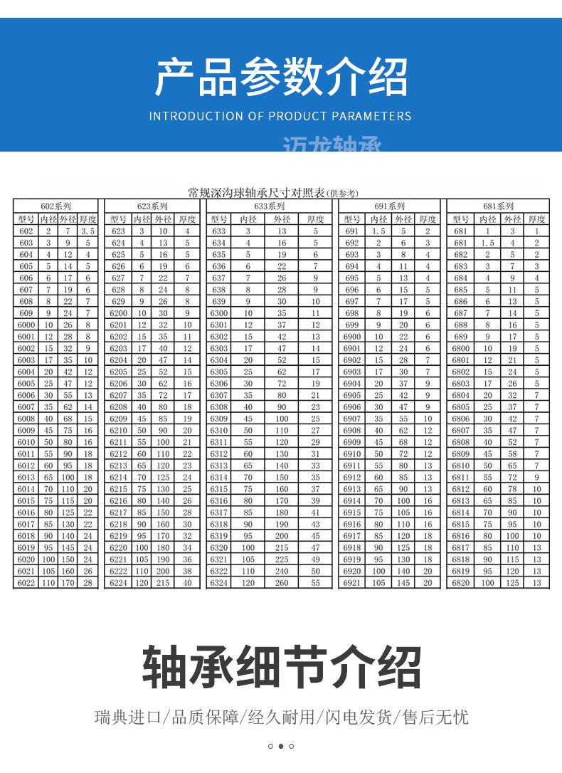现货销售skf深沟球轴承 6004-2rsh 6004-2z/c3内燃机设备轴承