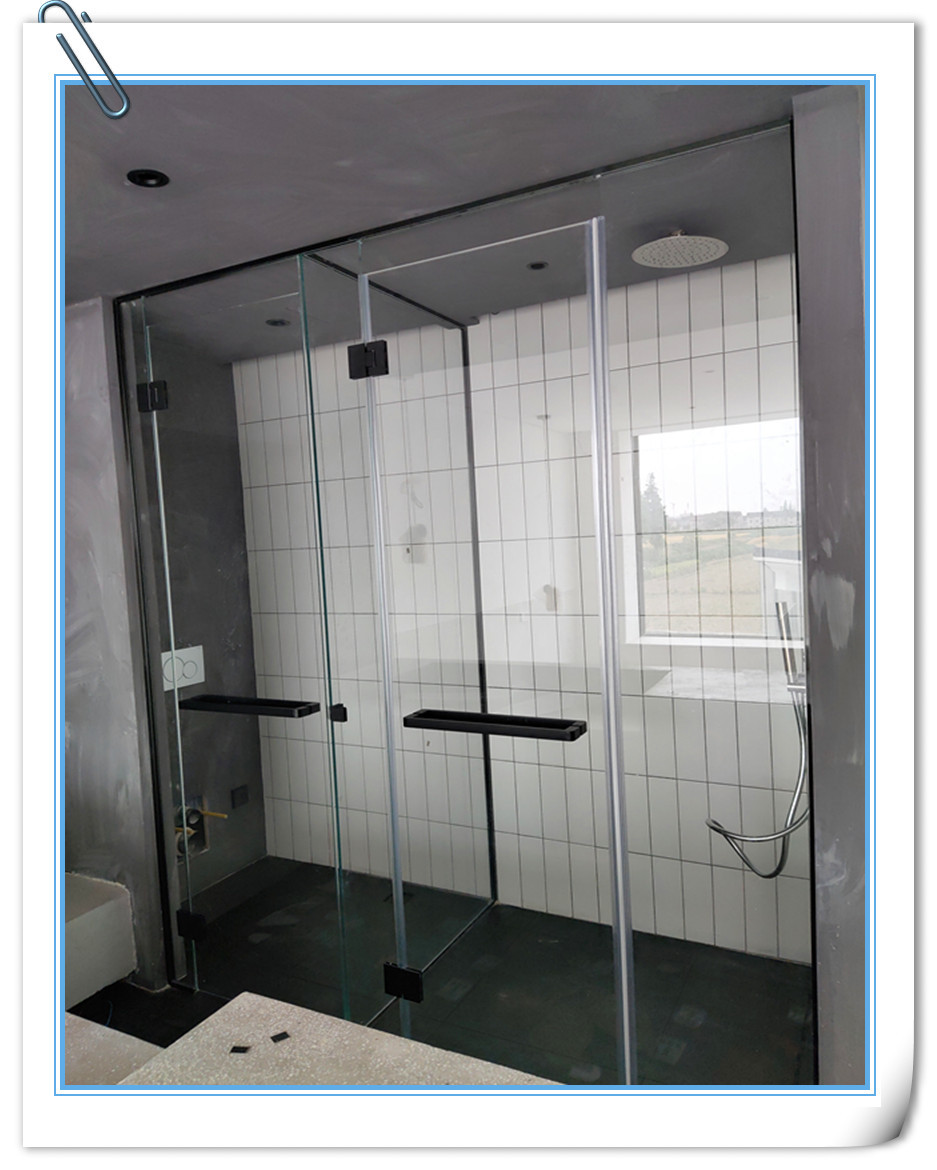 酒店卫生间各种样式钢化玻璃移门淋浴房设计安装服务
