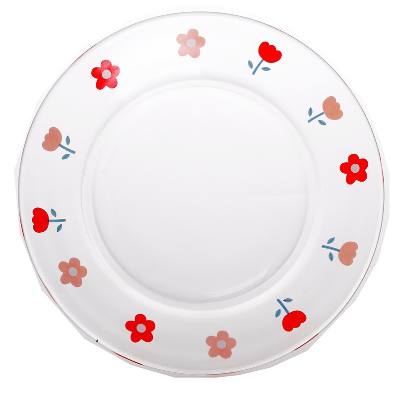 Korean Ins Style Daisy Salad Dish Flower-Shaped Plate Dim Sum Plate Girly Style Cute Plate Fruit Plate