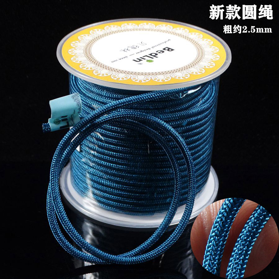 5mm新款圆绳滑绳挂件绳diy翡翠项链绳加密吊坠绳手把件线