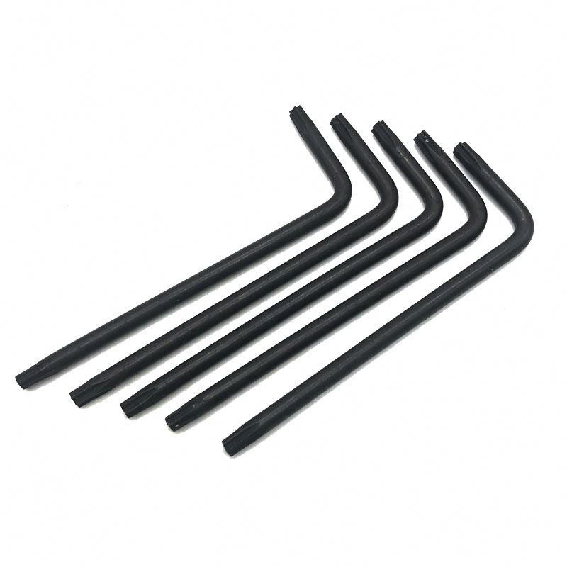 【厂家直销】t25带梅花头内六角扳手/l型梅花安全扳手