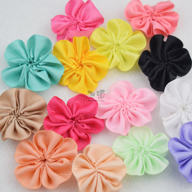 织带花装饰图片