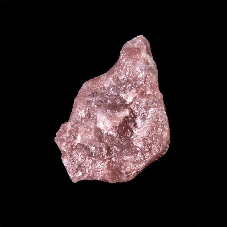 厂家 草莓晶原石批发 天然水晶矿物 大块颗粒 盒装教学标本