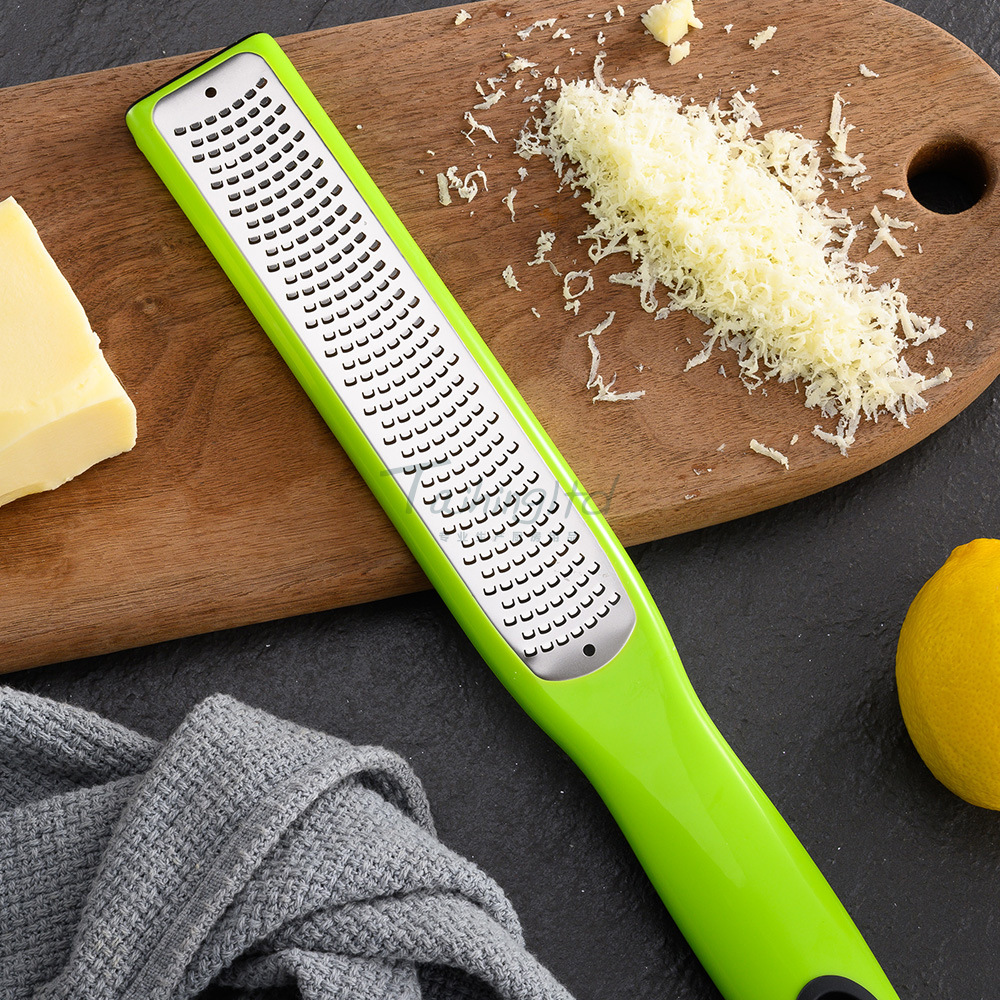 厨房工具 不锈钢柠檬擦丝器 多功能加长芝士奶酪刨 烘焙刨丝工具