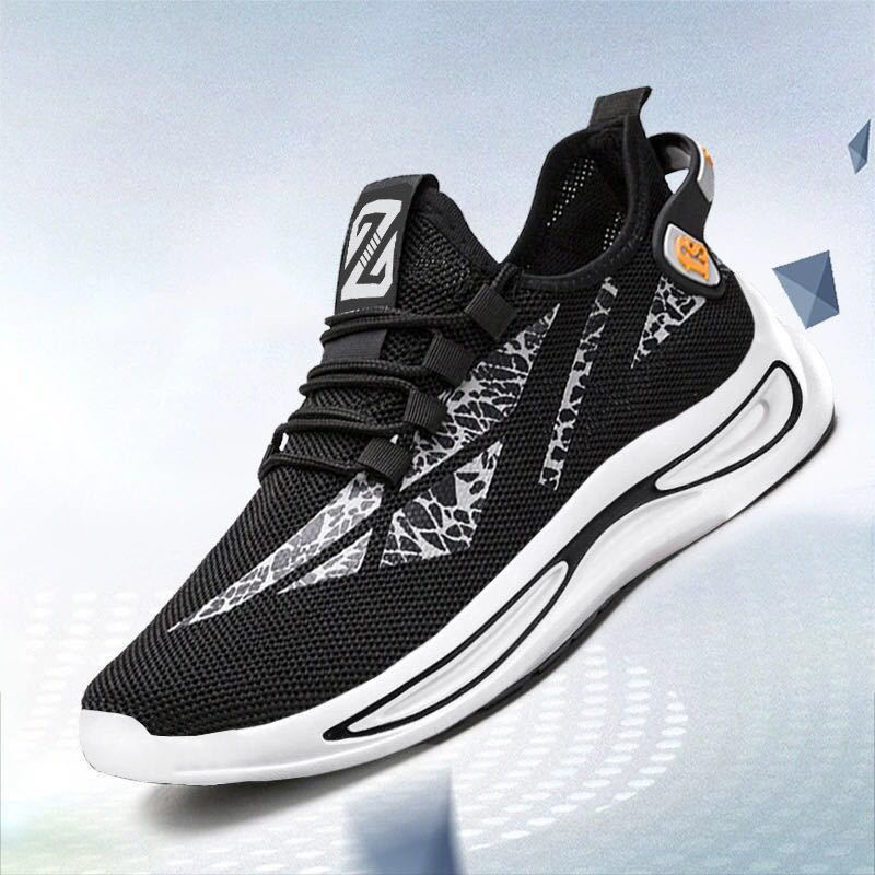 Spring, Autumn and Winter New White Shoes Men's Korean Style Men's Fashion Shoes Student Breathable Casual Skateboard Shoes Men's Shoes