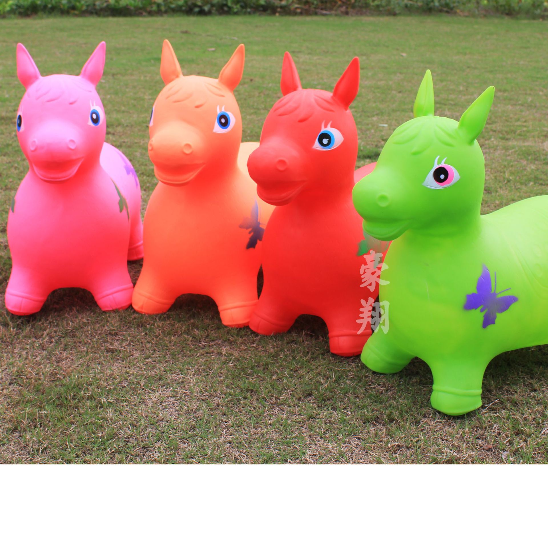 豪翔pvc卡通跳跳动物批发加厚加大儿童充气玩具跳跳马