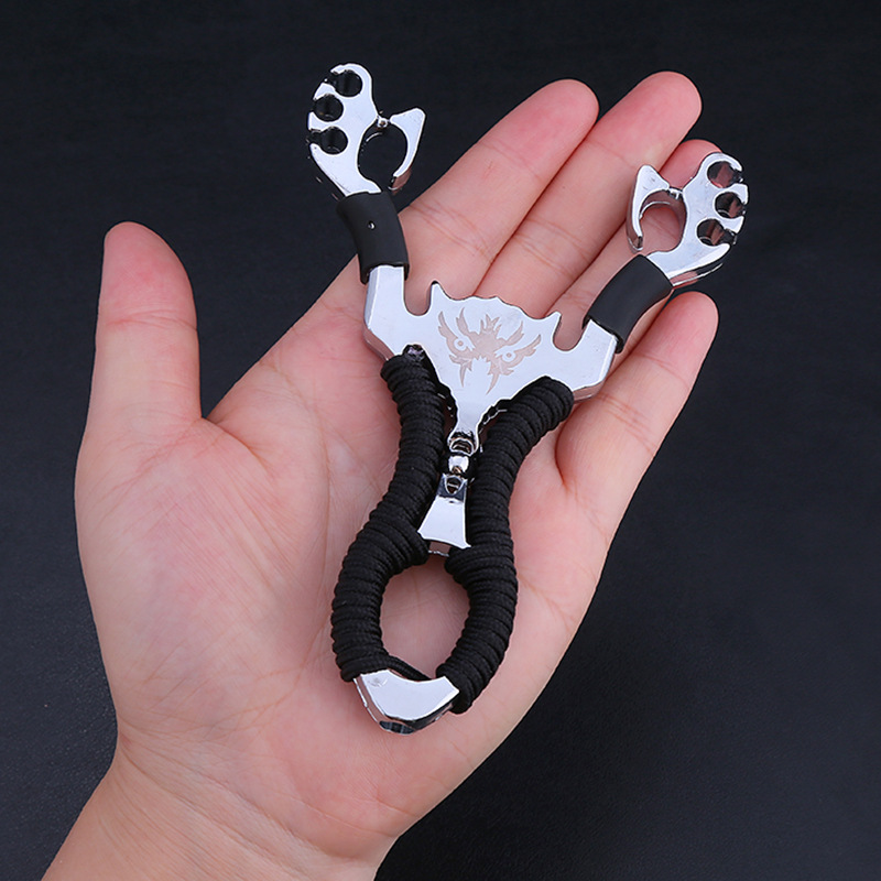 金刚狼弹弓扁皮弹弓叉架把子蛋弹工比赛弹功传统玩具