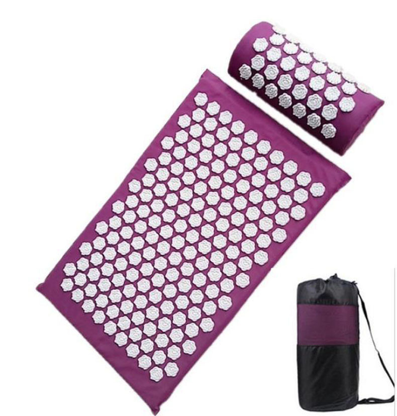 新款针刺按摩垫小号小莲花三件套瑜伽垫穴位按摩垫针灸垫子枕头