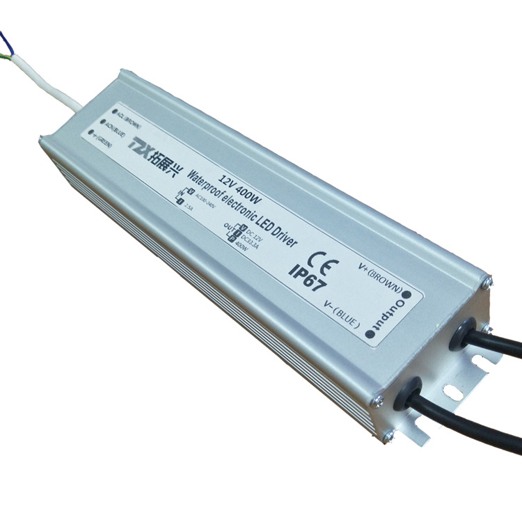 防水开关电源12v400w防雨电源400w防水电源直销厂家灯条灯带电源
