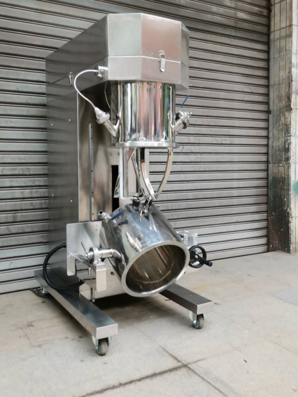 化工胶水食品化妆品双行星式真空搅拌机高浓凝胶真空搅拌脱泡机