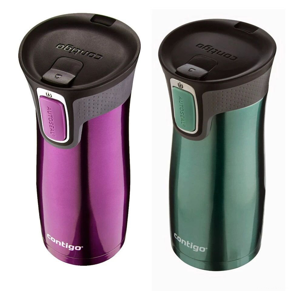 美国正品contigo康帝克康迪克保温杯儿童保温水杯咖啡杯随手杯子