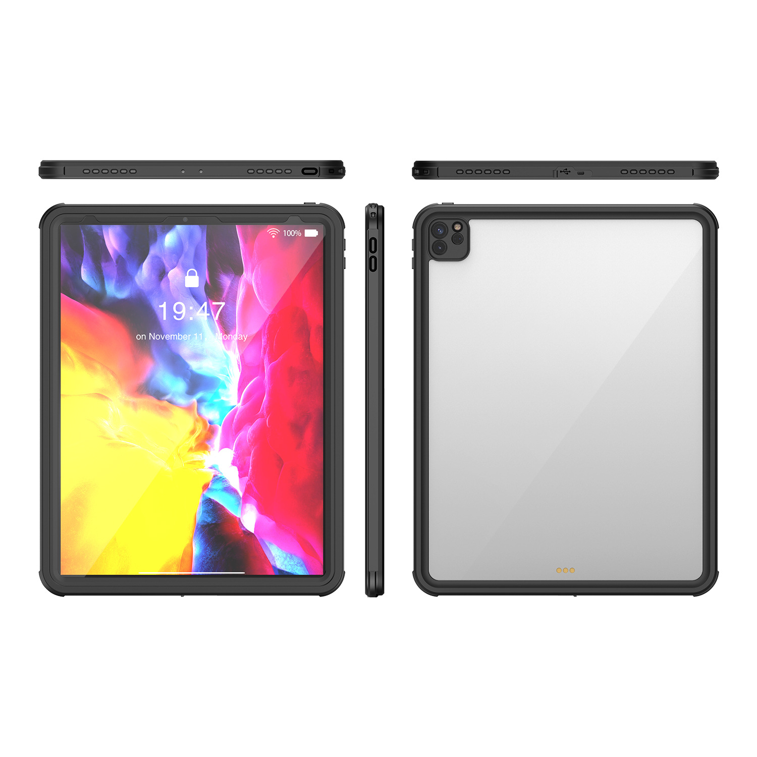 2020新款外贸爆款式ipad pro12.9防摔保护壳全密封ipad保护套