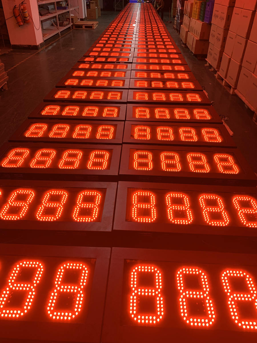 剩余停车位显示屏 户外双面红色led数字屏 停车场入口车位引导屏