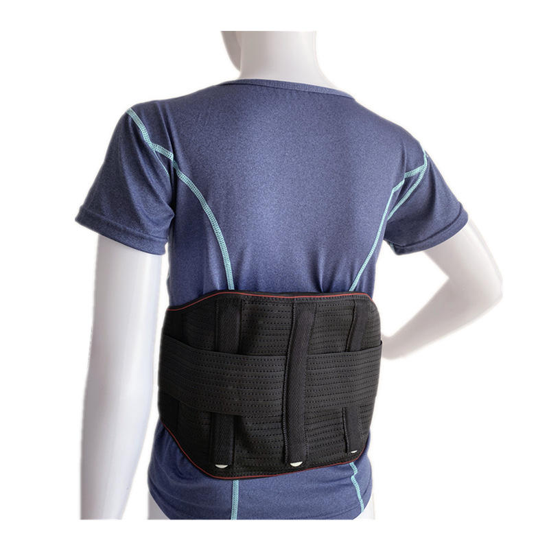 厂家现货夏季护腰带腰间盘钢板腰围子超薄款腰脱夏天透气男女腰托