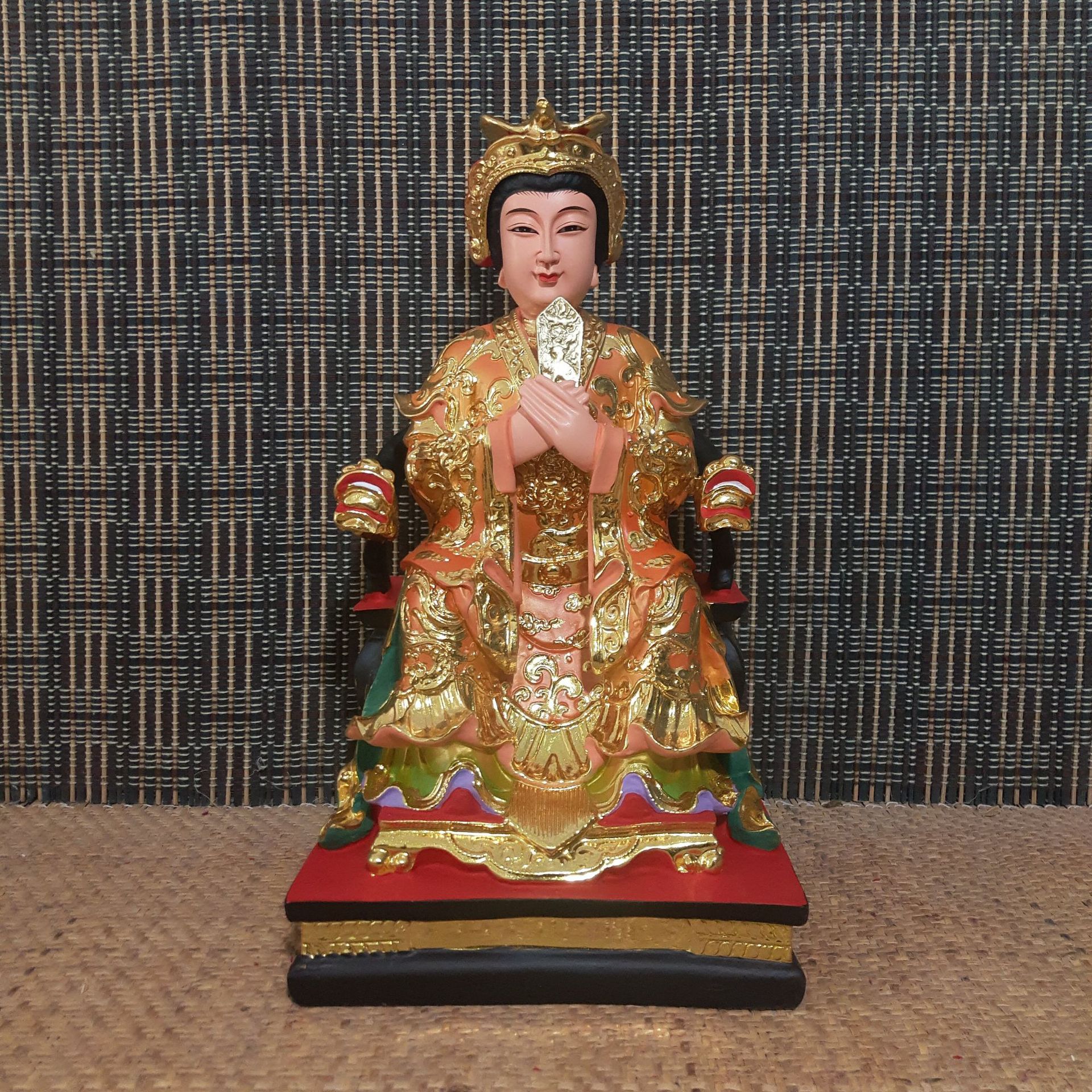 树脂佛像工艺品摆件 16寸圣母三霄娘娘碧霞元君琼霄碧霄云霄