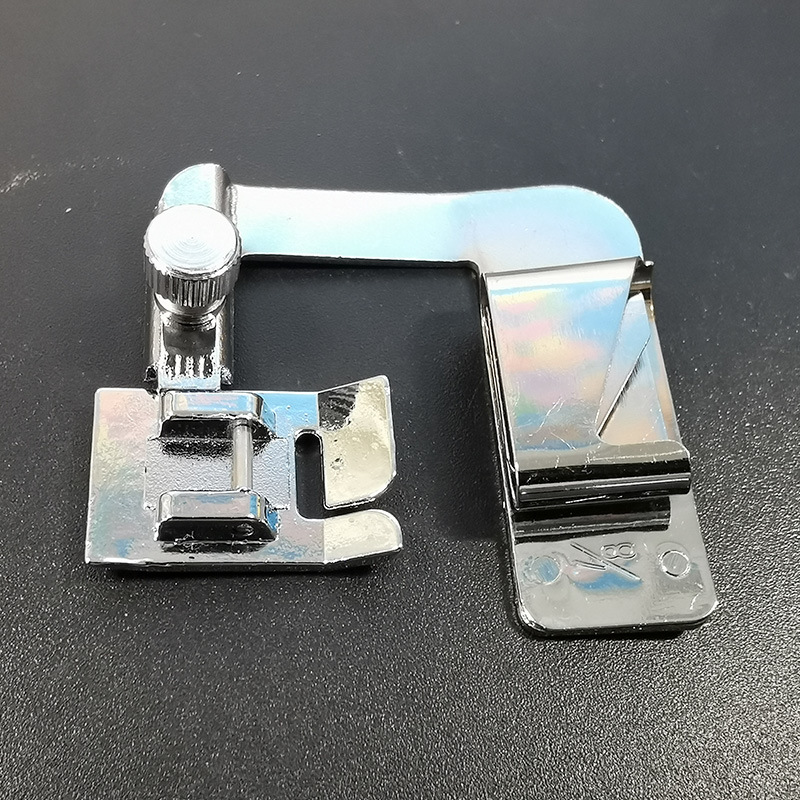 家用缝纫机压脚多功能缝纫配件 4格包边包布压脚 卷边多尺寸压脚