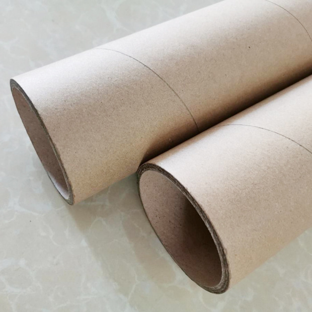 厂家定制缠绕膜纸管保鲜膜纸芯圆形包装纸筒纸管白卡纸快递纸管