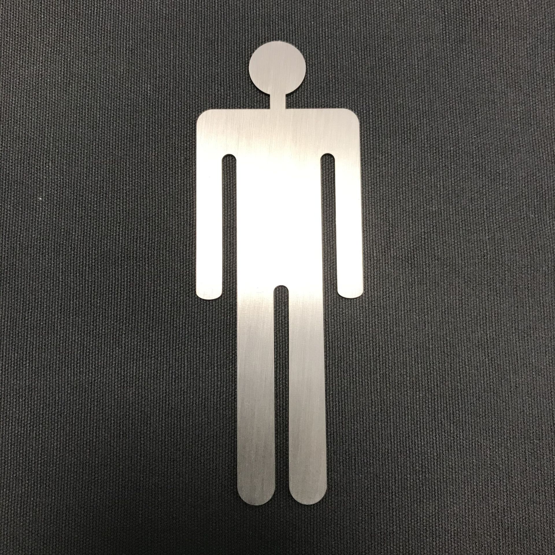 厂家现货批发 公共卫生间浴室标牌指示牌 不锈钢金属标识定制