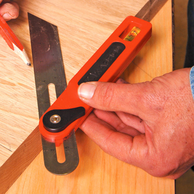 以色列kapro木工高精度活动角度尺多用水平划线t型角尺量角器工具