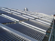 工厂供货  加热设备联箱管式太阳能热水工程热水器