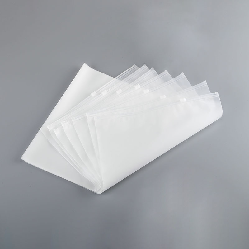 pe磨砂拉链袋密封袋透明自封袋袜子内衣收纳袋塑料包装袋定制logo