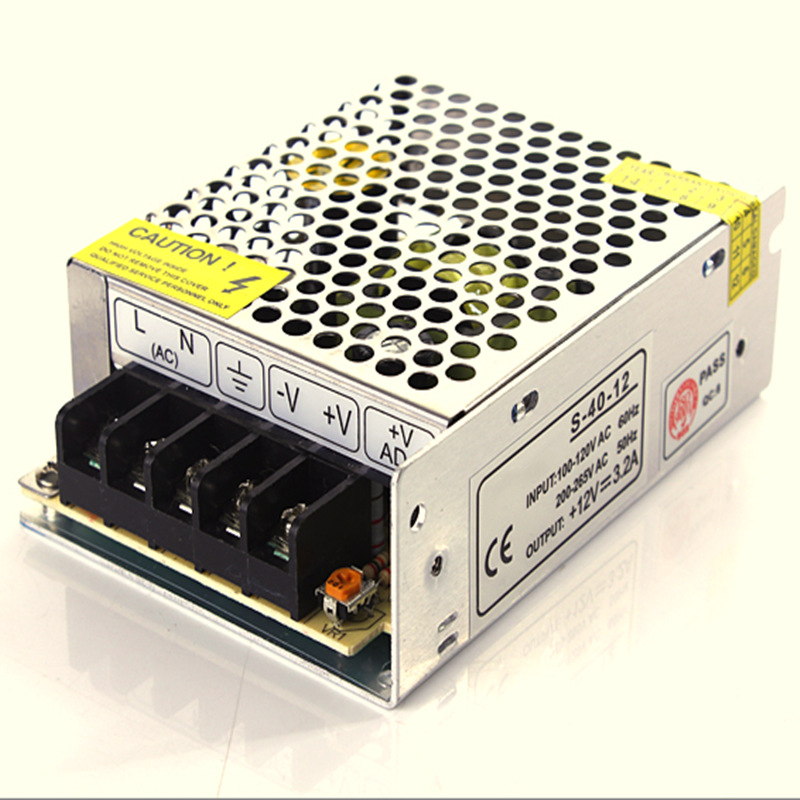 橱柜灯电源12v400w开关电源24v5v电源适配器led灯带灯箱防雨电源