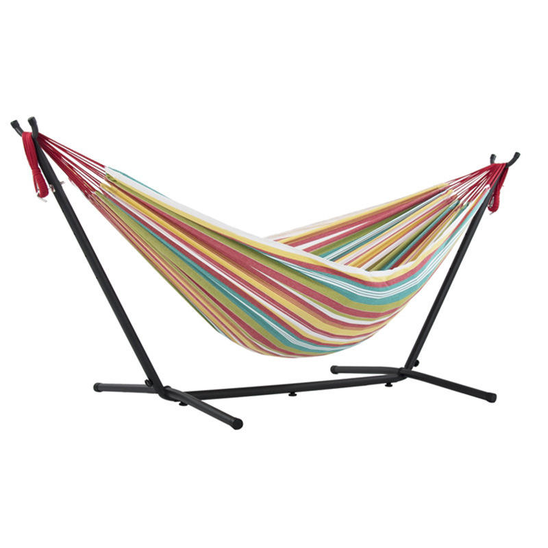 支架帆布吊床便携组装吊床户外旅行沙滩吊床hammock with stand
