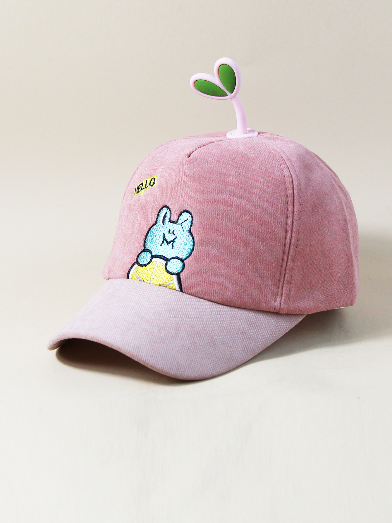 儿童帽子春秋新款卡通青蛙刺绣鸭舌帽宝宝遮阳棒球帽一件代发